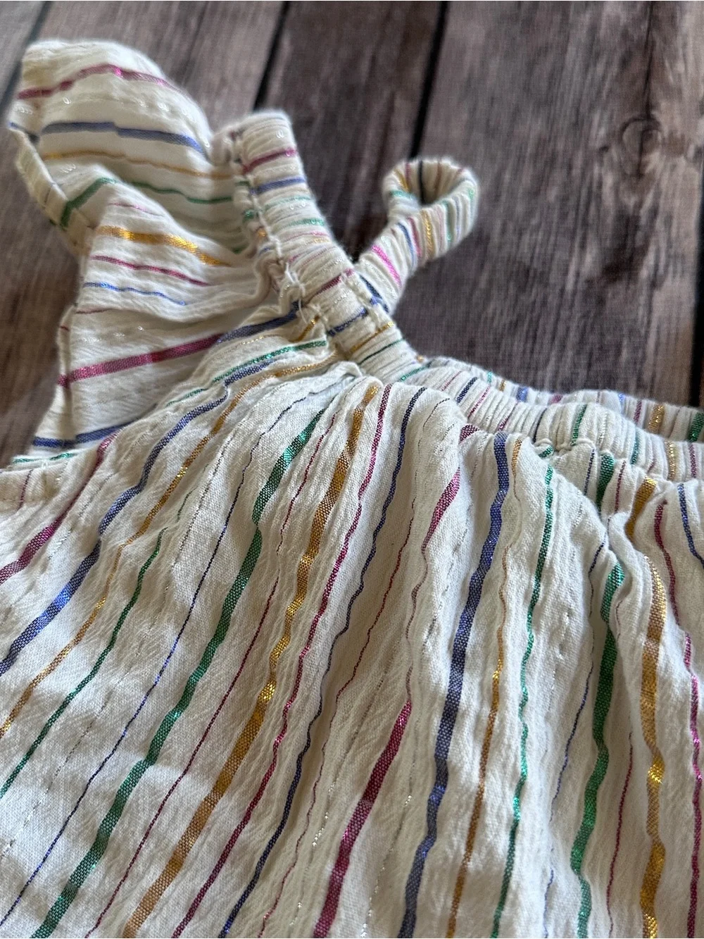 Old navy rainbow blouse vguc 12/18